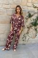 Picture of Jumpsuit - Amélie & Amélie - Athenes - Butter/bordeaux