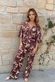 Picture of Jumpsuit - Amélie & Amélie - Athenes - Butter/bordeaux
