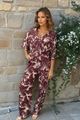 Picture of Jumpsuit - Amélie & Amélie - Athenes - Butter/bordeaux