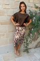 Picture of Rok - Terra di Siena -  Bruin/ Beige print