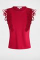 Afbeelding van T-shirt- Morgan -Dflower -Bordeaux
