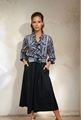 Afbeelding van Blouse - Terra di Siena - Slangenprint - Grijs