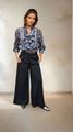 Afbeelding van Blouse - Terra di Siena - Slangenprint - Grijs