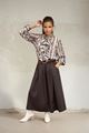 Afbeelding van Blouse - Terra di Siena - Slangenprint Bruin