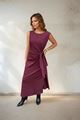 Afbeelding van Jurk -Terra di Siena - lange jurk - Bordeaux