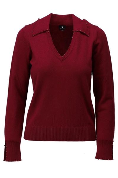 Picture of Pull - K-design - B825 - burgundy - PRE ORDER