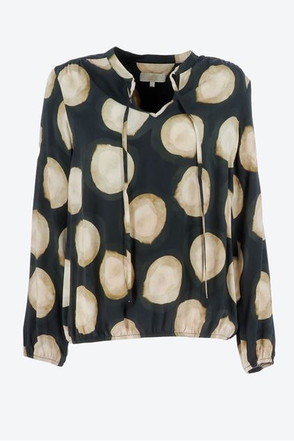 Afbeeldingen van Blouse - Signe Nature - 840247 - noir/ecru/beige