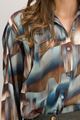 Picture of Blouse - Signe Nature - 840261 - aqua/ecru/kaki