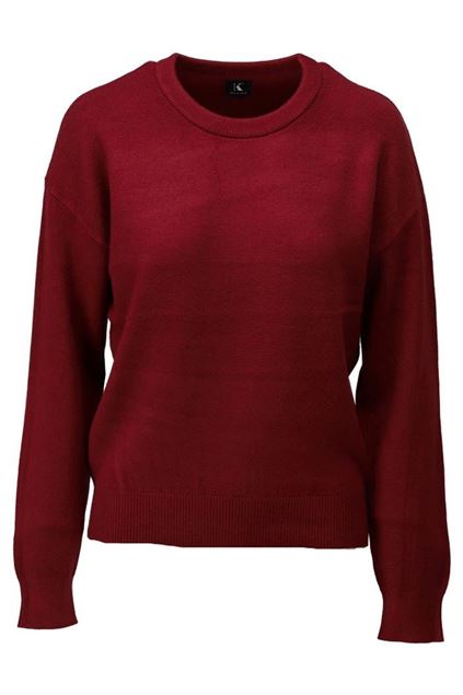 Afbeeldingen van Pull - K-design - B865 - burgundy - PRE ORDER