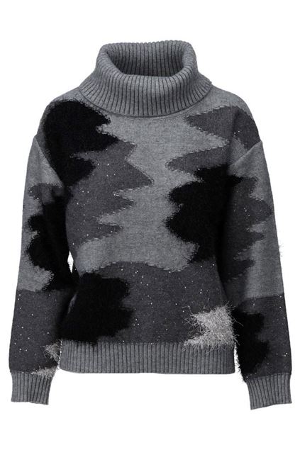 Afbeeldingen van Pull - K-design - B862 - grey melange
