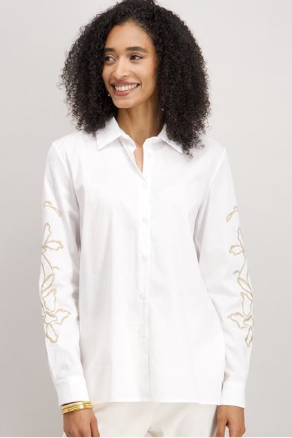 Afbeeldingen van Blouse - Signe Nature - 840287 - blanc/beige