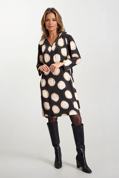 Picture of Jurk - Signe Nature - 890218 - noir/ecru/beige