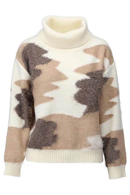 Afbeeldingen van Pull - K-design - B862 - Ecru - PRE ORDER