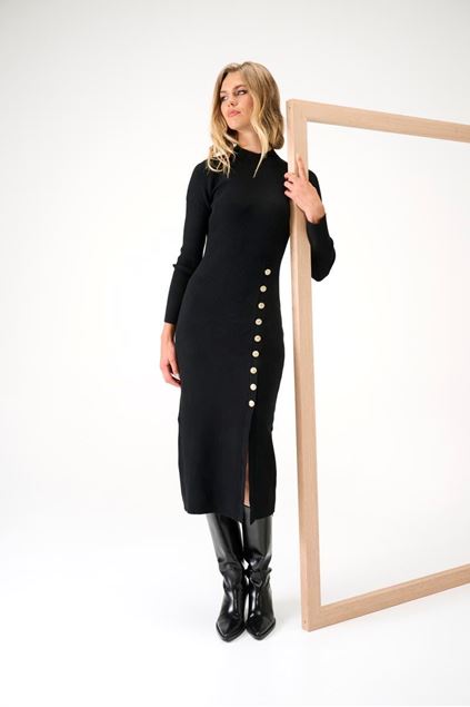 Afbeeldingen van Jurk - K-design - B870- Black - PRE ORDER