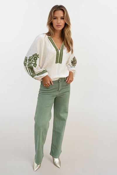 Jeans broek - Selected by My Wish - Groen - copy