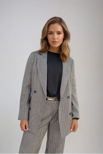 Afbeeldingen van Blazer - Artigli - ACGI002985 - nero avorio