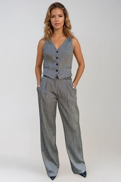 Afbeelding van Broek - Artigli - ACPA002989 - nero avorio