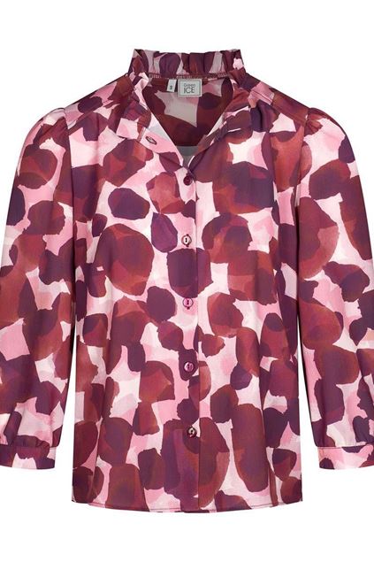 Afbeeldingen van Blouse - Green ICE - Tanabe - aubergine