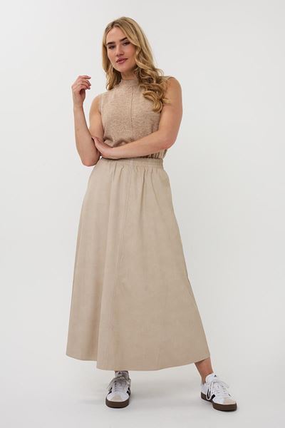 Afbeelding van Rok - Esqualo - F25.11504 - light taupe