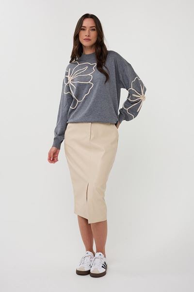 Picture of Sweater - Esqualo - F25.02505 - grey melange