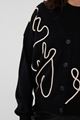 Picture of Cardigan - Esqualo - F25.02506 - black