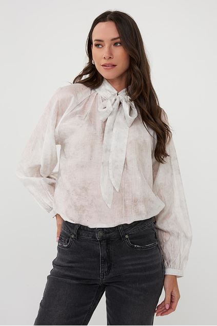 Afbeeldingen van Blouse - Esqualo - F25.14510 - off white
