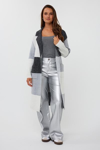 Picture of Cardigan - Esqualo - F25.18507 - grey