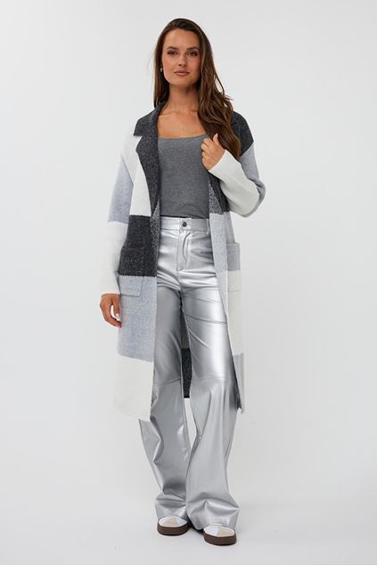 Afbeeldingen van Cardigan - Esqualo - F25.18507 - grey