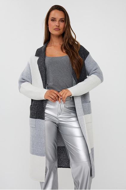 Afbeeldingen van Cardigan - Esqualo - F25.18507 - grey