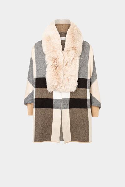 Afbeelding van Poncho- Morgan - Toune  - Beige