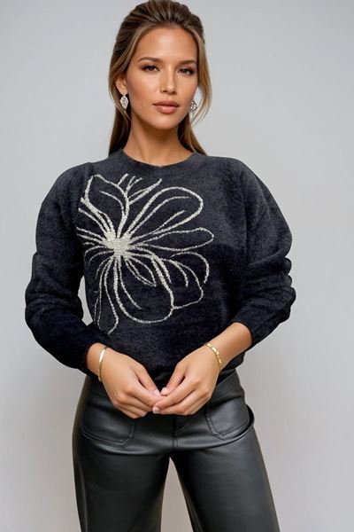 Picture of Pull - Vila Joy - Marjolaine - black