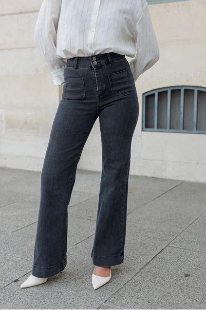 Picture of Broek - Selected by My Wish - JD381-GM - gris moyen