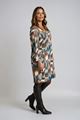 Picture of Jurk - Signe Nature - 890226 - aqua/ecru/kaki