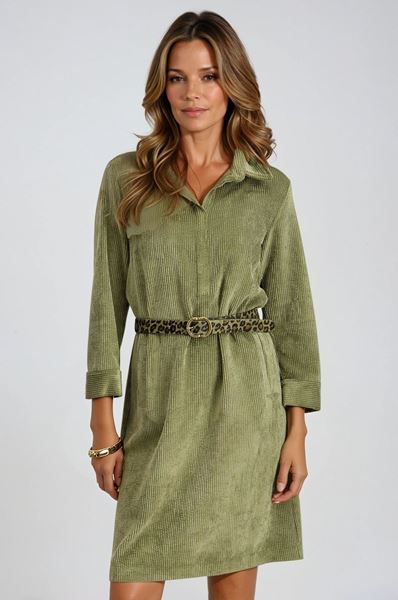 Picture of Jurk - Signe Nature - 890221 - kaki