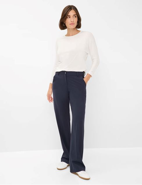 Afbeeldingen van Broek - Brax - Maine - navy W25