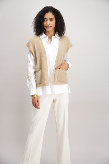 Afbeeldingen van Cardigan - Signe Nature - 843114 - beige
