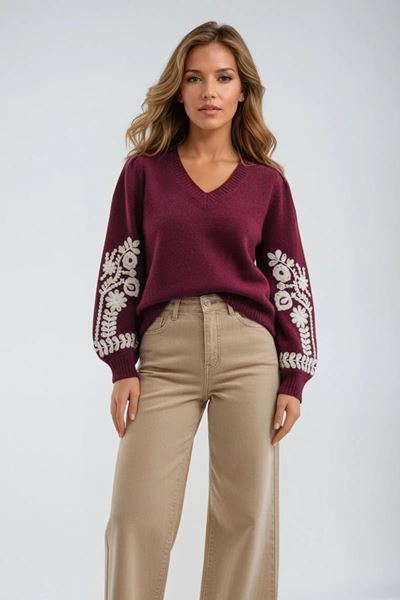 Afbeelding van Trui - JS Millenium -JP7996 -  Wine