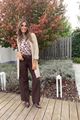 Picture of Gilet - Terra di siena - Lang -Beige