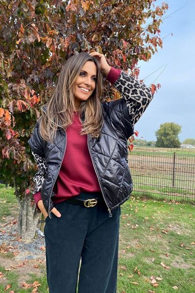 Afbeelding van Bodywarmer  - Terra di siena - Zwart