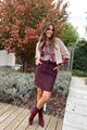 Afbeelding van Blouse - Terra di Siena - multibordeauxw25