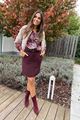 Afbeelding van Blouse - Terra di Siena - multibordeauxw25