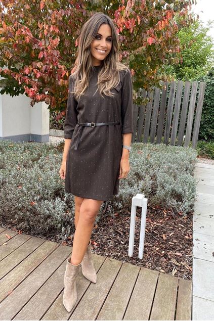 Afbeeldingen van Jurk - Rinascimento - CFC012657100-  BROWN