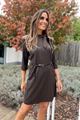 Picture of Jurk - Rinascimento - CFC012657100-  BROWN