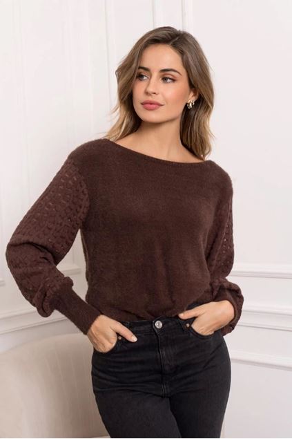 Afbeeldingen van Pull - Selected by My Wish - Bruin -BP37
