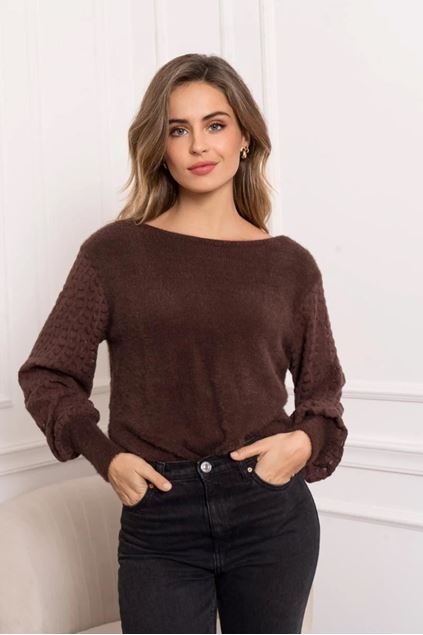 Afbeeldingen van Pull - Selected by My Wish - Bruin -BP37