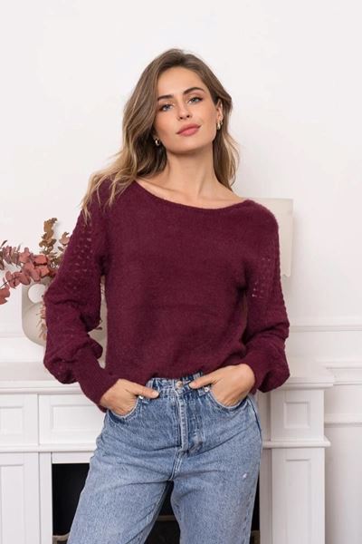 Picture of Pull - Selected by My Wish - Bordeaux -BP37