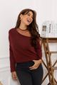 Picture of Pull - Selected by My Wish - Bordeaux -YP1011