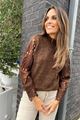 Afbeelding van Pull - Selected by My Wish - Bruin - YP1517