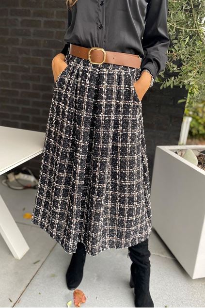 	Rok Tweed Zwart