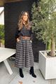 Rok Tweed Zwart